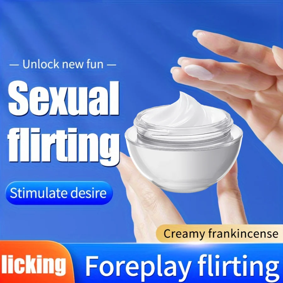 1pc cream for foreplay and flirting, vitality cream teasing and training SM adults, sexual flirting fun for couples