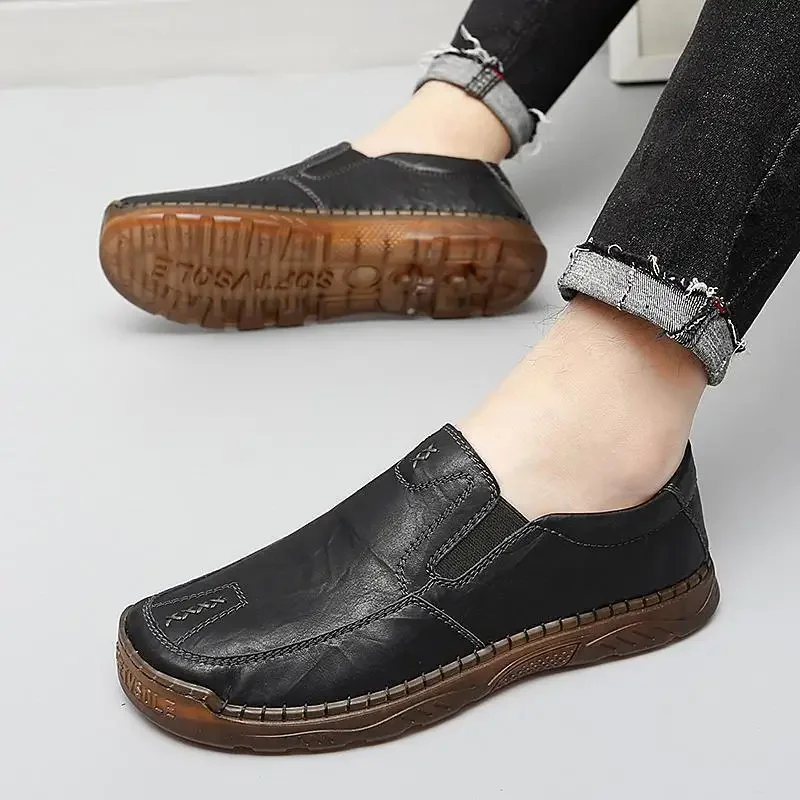 

Мужские лоферы, мужская обувь, Новинка лета 2024, дышащие белые Мокасины, мужские повседневные Мокасины