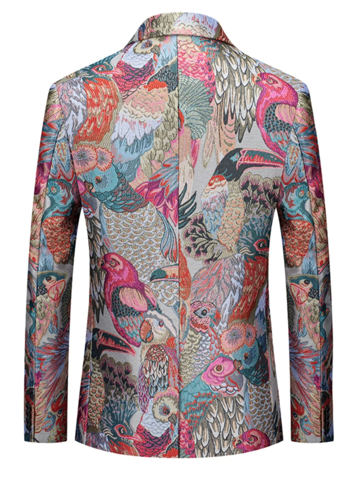 High-end Luxury Jacquard Slim Fit Suit Jackets 2024 New High Quality Men Stage Social Tuxedos Formal Wedding Party Blazers 6XL-M 2