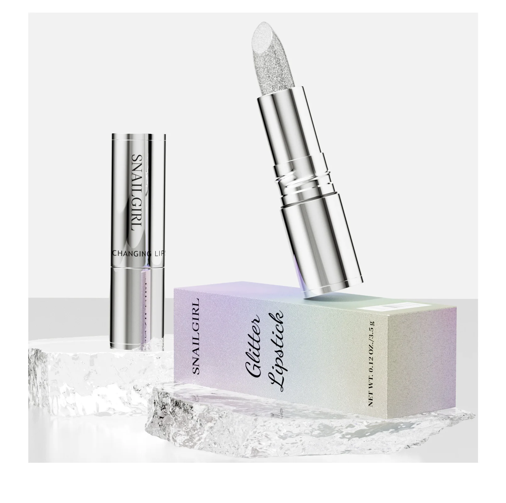 Shiny Color Changing Glitter Lipstick Waterproof Long Lasting Moisturizing Matte lip Balm lip gloss Sexy Lips Makeup 5