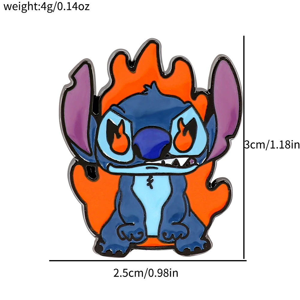 ディズニーリロ & スティッチブローチ,漫画のキャラクター