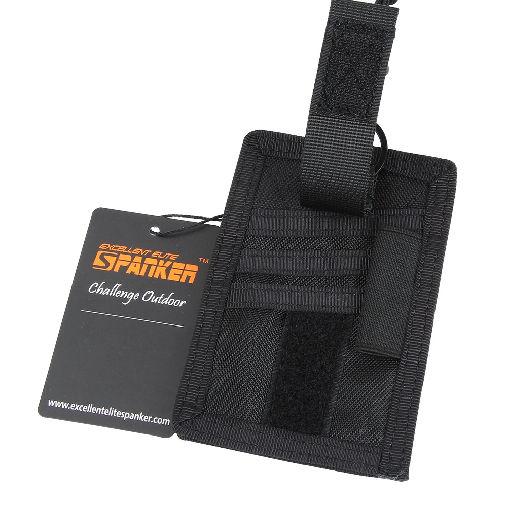 EXCELLENT ELITE SPANKER Tactical ID Card Credit Card Set Two in One with Adjustable Lanyard Holder Card Set 6