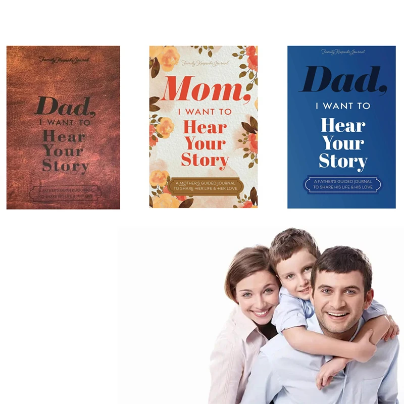 Notebook Diary Journal Notebook Diary Dad/Mom I Want To Hear Your Story Journal A Father's Guided Journal Multipurpose Book Portable Notebook School Parents