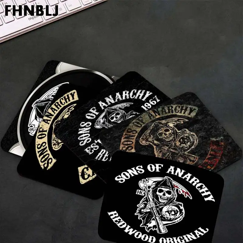 

Лидер продаж, игровой коврик для мыши FHNBLJ для ноутбука с американскими ТВ, Sons of анархии, Лидер продаж, оптовая продажа, игровой коврик для мыши