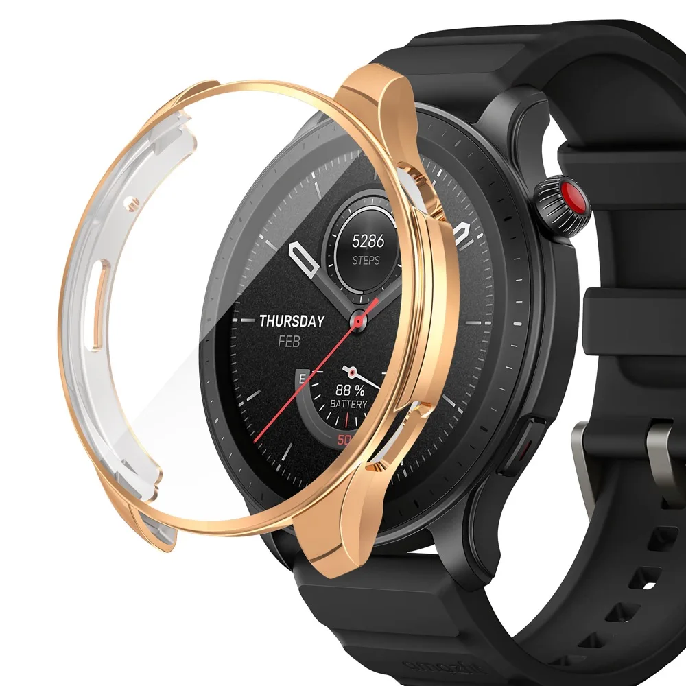Amazfit GTR4  TPU Ʈ ̽ Amazfit GTR 4  ʰ淮  Ŀ ̽ ȭ ȣ  ȣ ̽ ׼, Amazfit GTR4 Ʈ Ʈ  Ŀ ̽