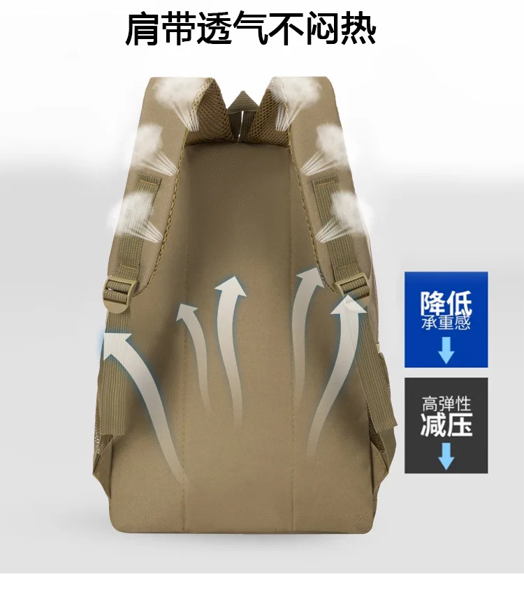 Rucksack Trendy Student Schule Tasche Reise Rucksack Koreanischen Stil Männer Und Frauen Business Casual Verdicken Doppel Schulter Taschen – Detail 5
