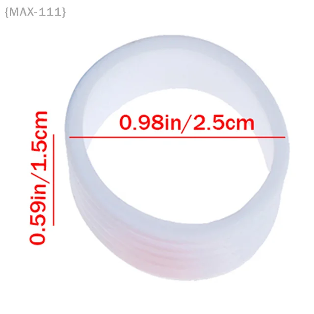 【No】4 Pcs Performance Grip Rings, Stretchable Rubber Shock Absorbers For Enhanced Tennis Racket Control And Comfort 5