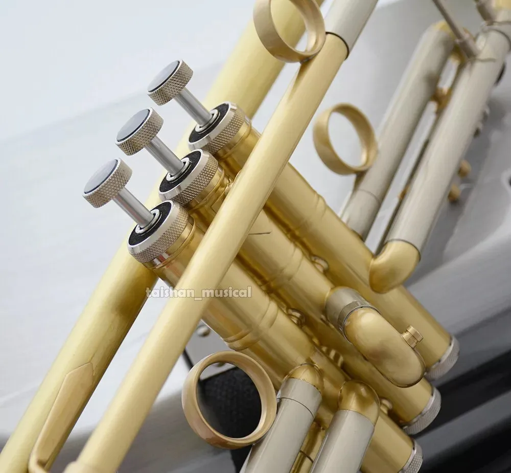 W-TR-530 Brushed Trumpet Horn Saturn Water key Hard Case