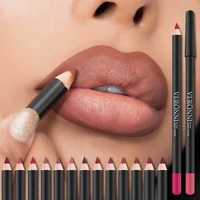 13 Colors Waterproof Nude Matte Lipliner Pencil Red Contour Tint Lipstick Long Lasting High Pigmented Lip Liner Lip Makeup Tool 1