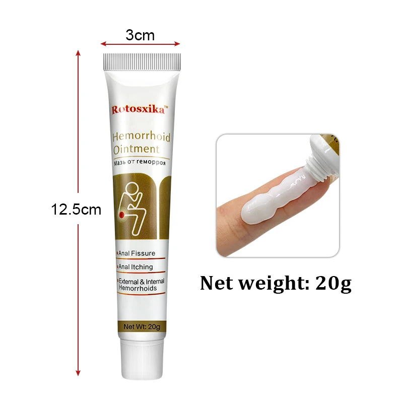 2Pcs Hemorrhoids Ointment Internal Piles External Anal Fissure Cream Relief Anal Pain Swelling Itch Chinese Medicine Cream A1956