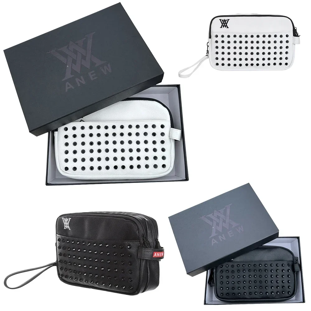 

Clutch Design Capacity Stud Layer Korean Gothic Golf Limited Storage Box Large Golf Offer！Original Bag Pouch Gift Supply Double