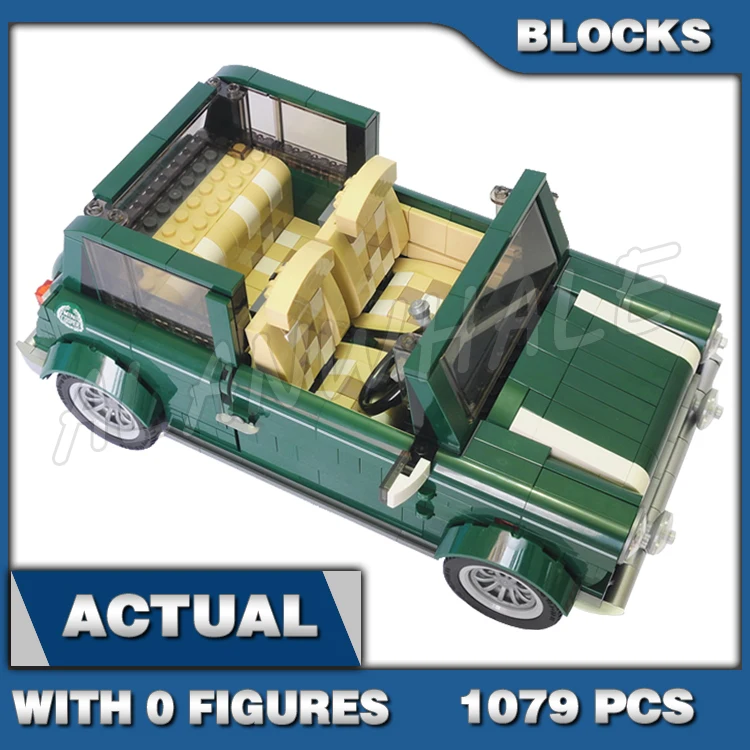 

1079pcs 10568 Mobile Expert Cooper Car 3D Model Building Blocks Toys Bricks Set Compatible with