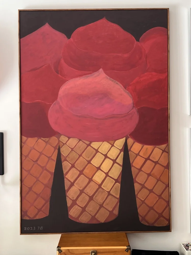 Sweet 7B Artist Ice Cream Combo Painting Art Painting Wall Bedroom Living Room Dining Room 8
