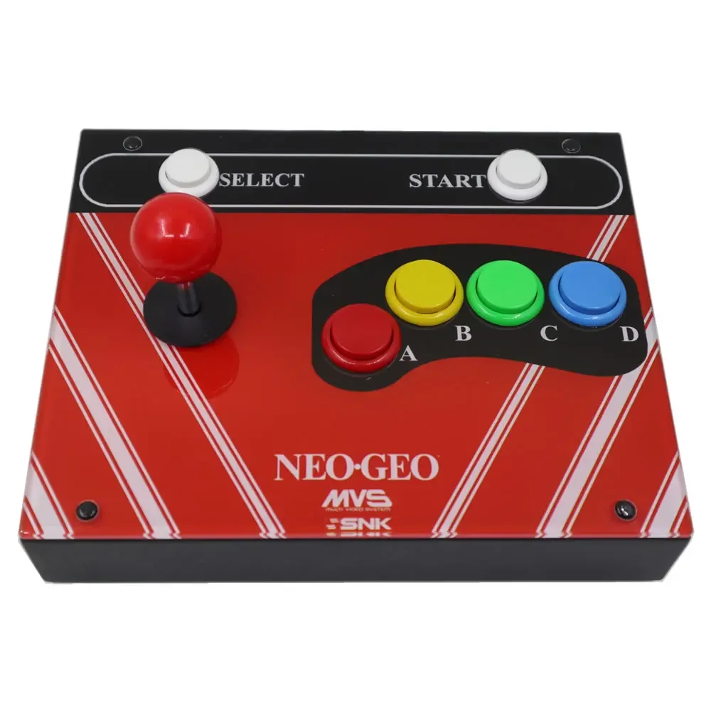 Giochi Arcade Rac-J600S Neo 6 Pulsanti 15Pin Hitbox Giochi Stick Arcades Joystick Console Pannello Opere D'Arte Per Snk Neo Geo Aes Mvs Cd