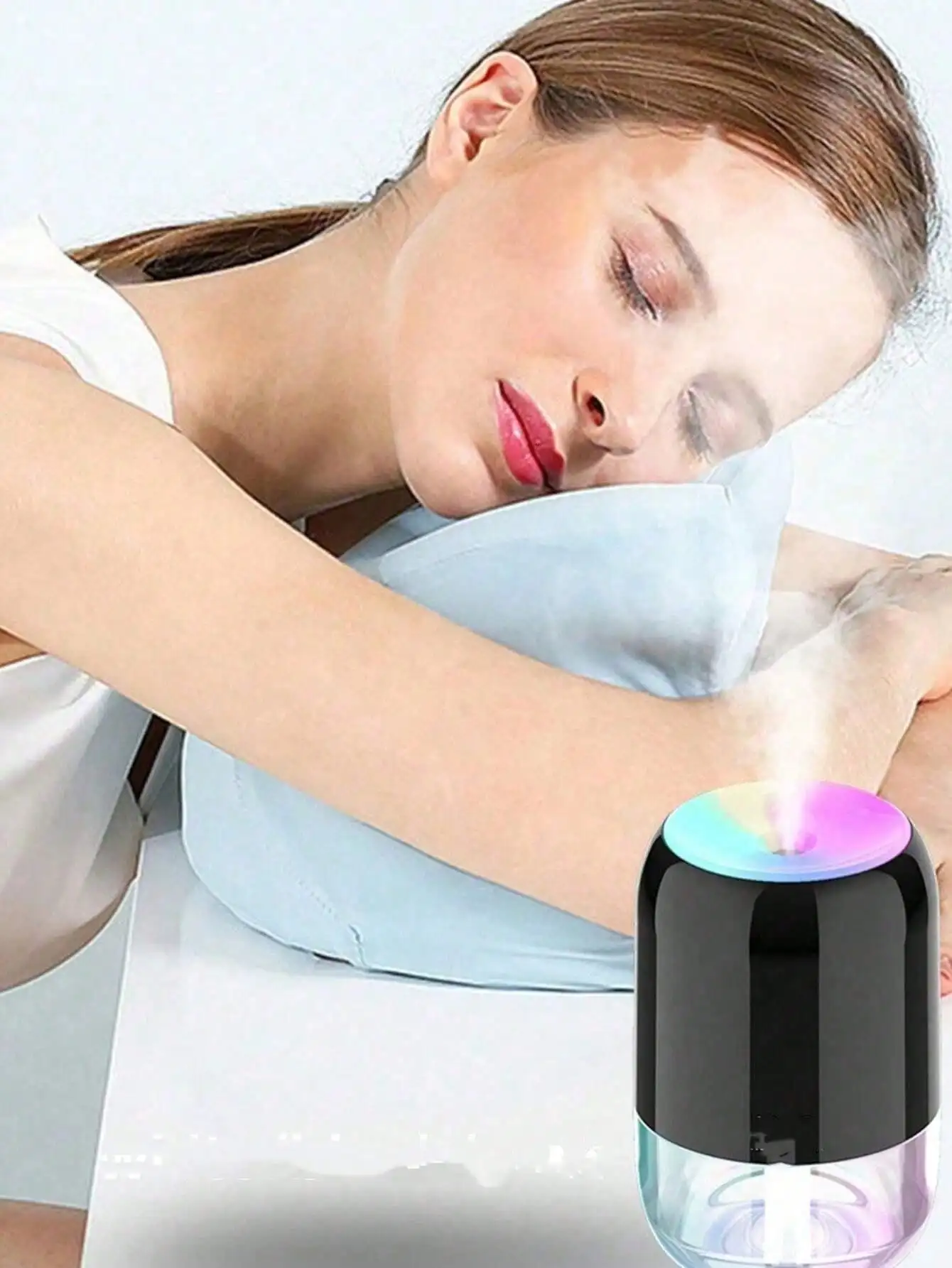Mini Colorful Ultrasonic Air Humidifier Aromatherapy Machine