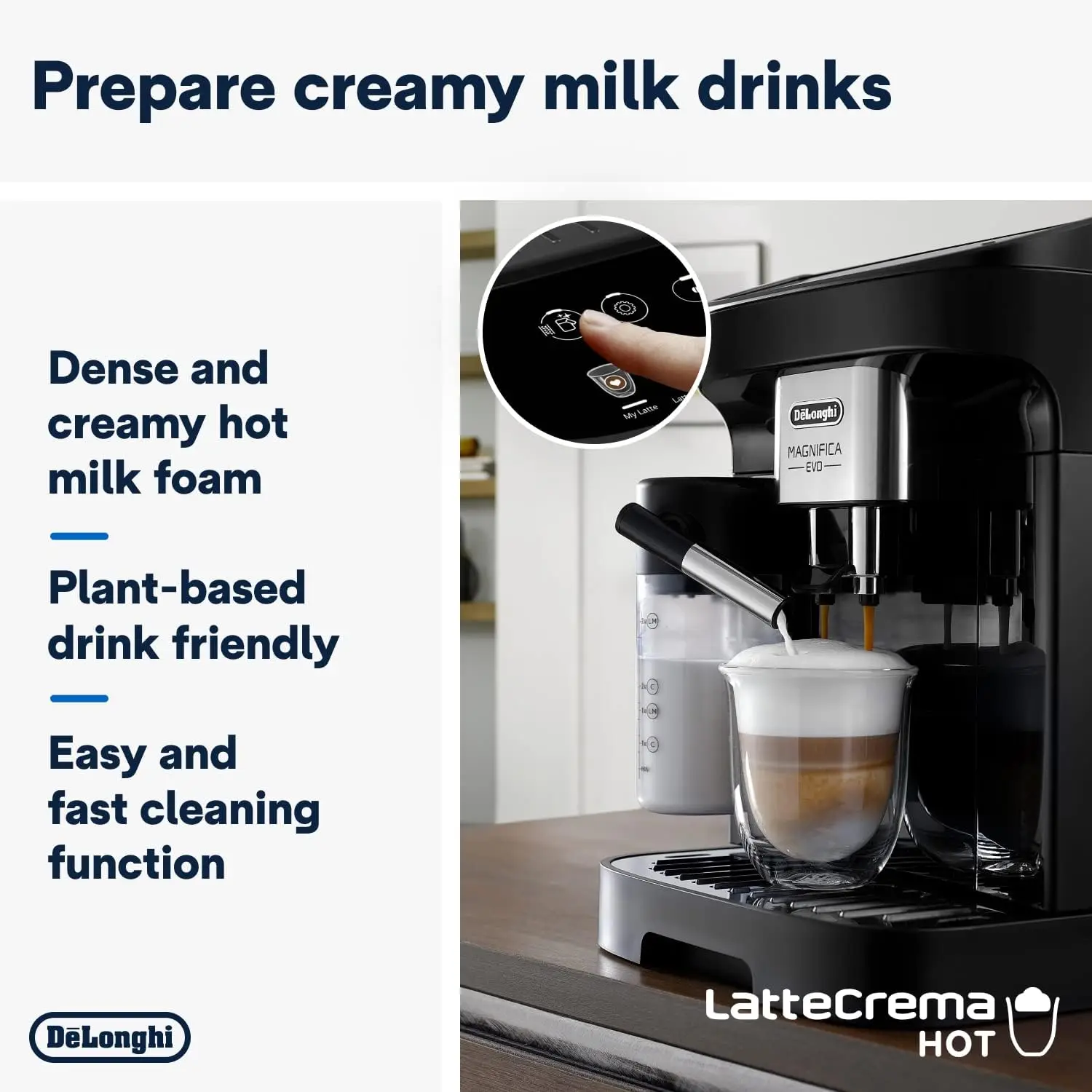 Description Picture 4 of itemDelonghi ECAM290.61.B 1.8L 250g Capacity 1450w 15 BAR Fully-Automatic Coffee Machine Maker Automatic Espresso Coffee Maker