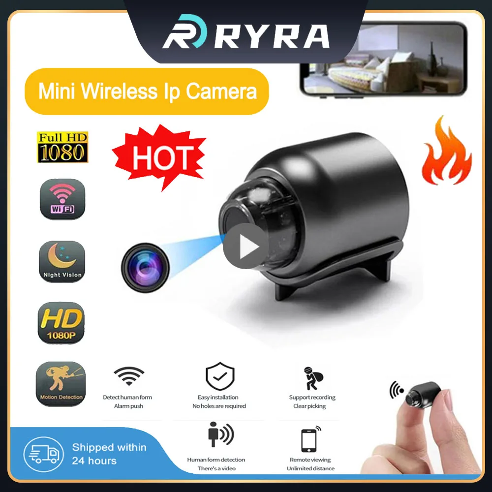 X5 1080P HD Wireless Ip Camera Mini Surveillance Security Motion Detect Camcorder Baby Micra Intelligent Wifi  Remote Monitoring