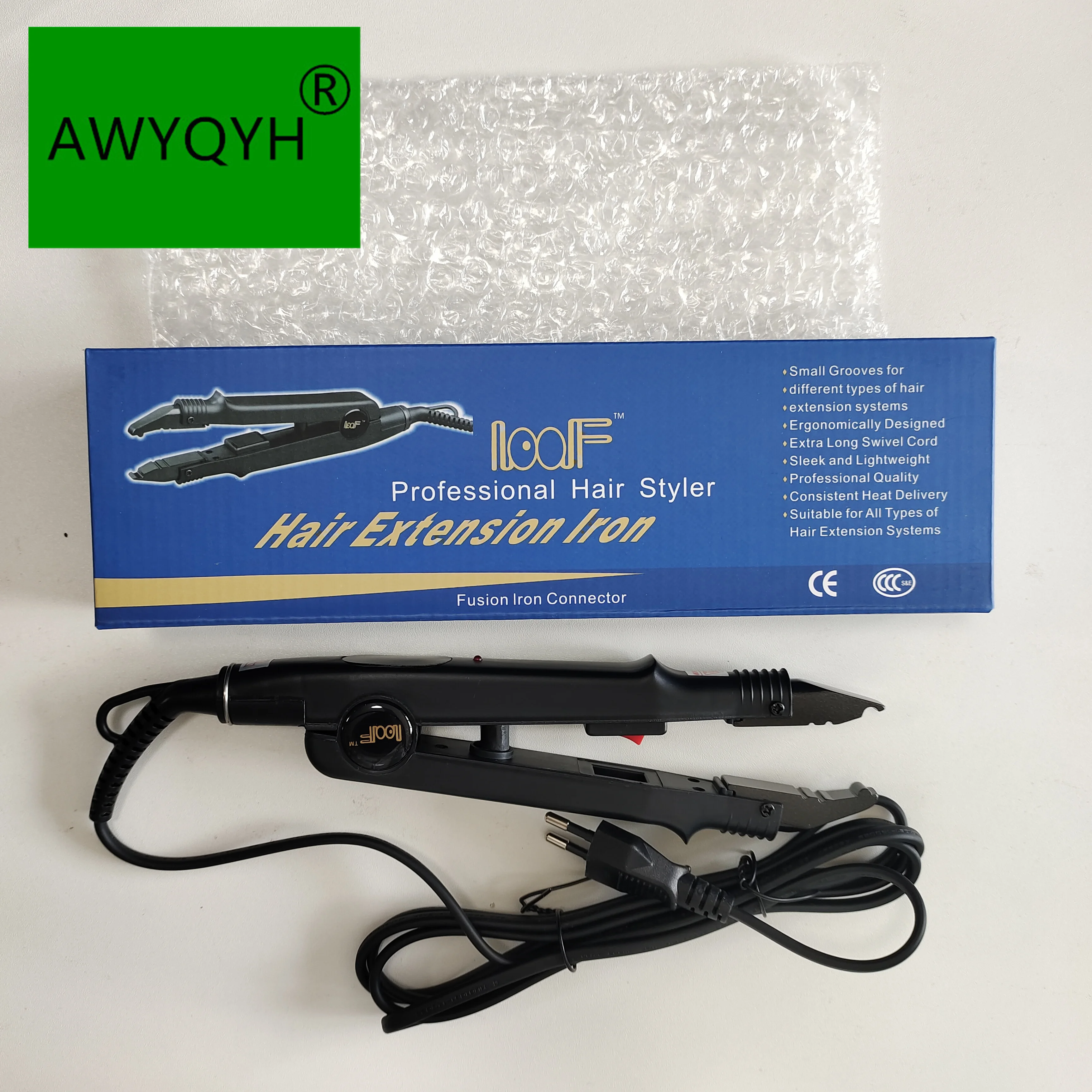 Hair Extension Iron Keratin Bonding Tools Fusion Heat Connector Wand