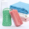 2 in 1 Silicone Shower Brush Scrubber Double-Sided Soft Silicone Scalp Massager Shampoo Body Bath Brushes Foam Skin Clean Tools 1