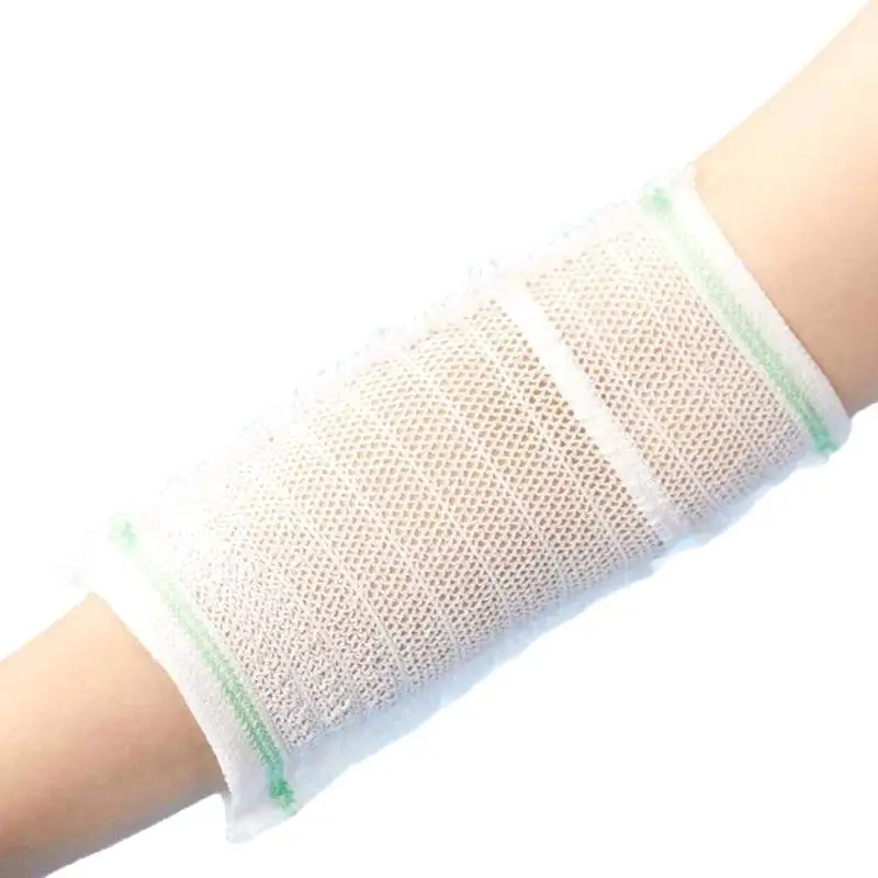 1 Stück Medizinische Netzschutzmanschette für Pflegeschläuche, Atmungsaktive Elastische PICC-Hülle, Katheter-Fixierung für Innenliegende Nadeln, Arm-Schutzmanschette – Detail 4