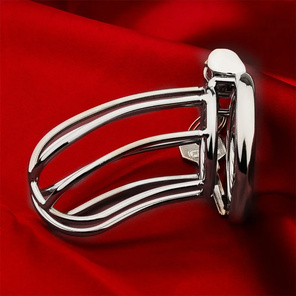 Male Chastity Device Metal Cock Cage for Men Gay