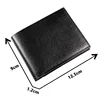 Men's Wallet Genuine Leather Men Wallets Premium Product Real Cowhide Wallets for Man Short Black Wallets Portefeuille Homme 6