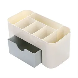 Nail Art Organizer: Gel Polish Remover & Cleaning Cotton Pad Storage Box (Blue)