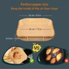 6pcs 9pcs AirFryer Accessories Set 8inch Fit for 5.5L Airfryer Baking Basket Pizza Plate Grill Pot Kitchen Cook Tool For Home 6