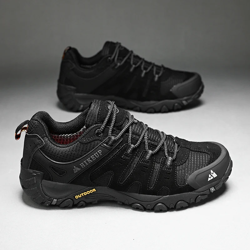 Hikeup herren wanderschuhe wildleder outdoor schuhe verschleiß feste männer trekking wander jagd taktische turnschuhe – Detail 40