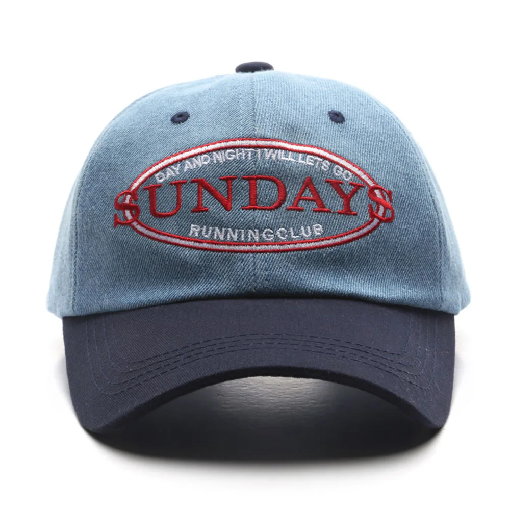 

High Quality Korean Style Sweet Hat For Women Girl Travel Fashion Sunscreen Hats Cowboy Cap Embroidery Cotton Baseball Golf Caps