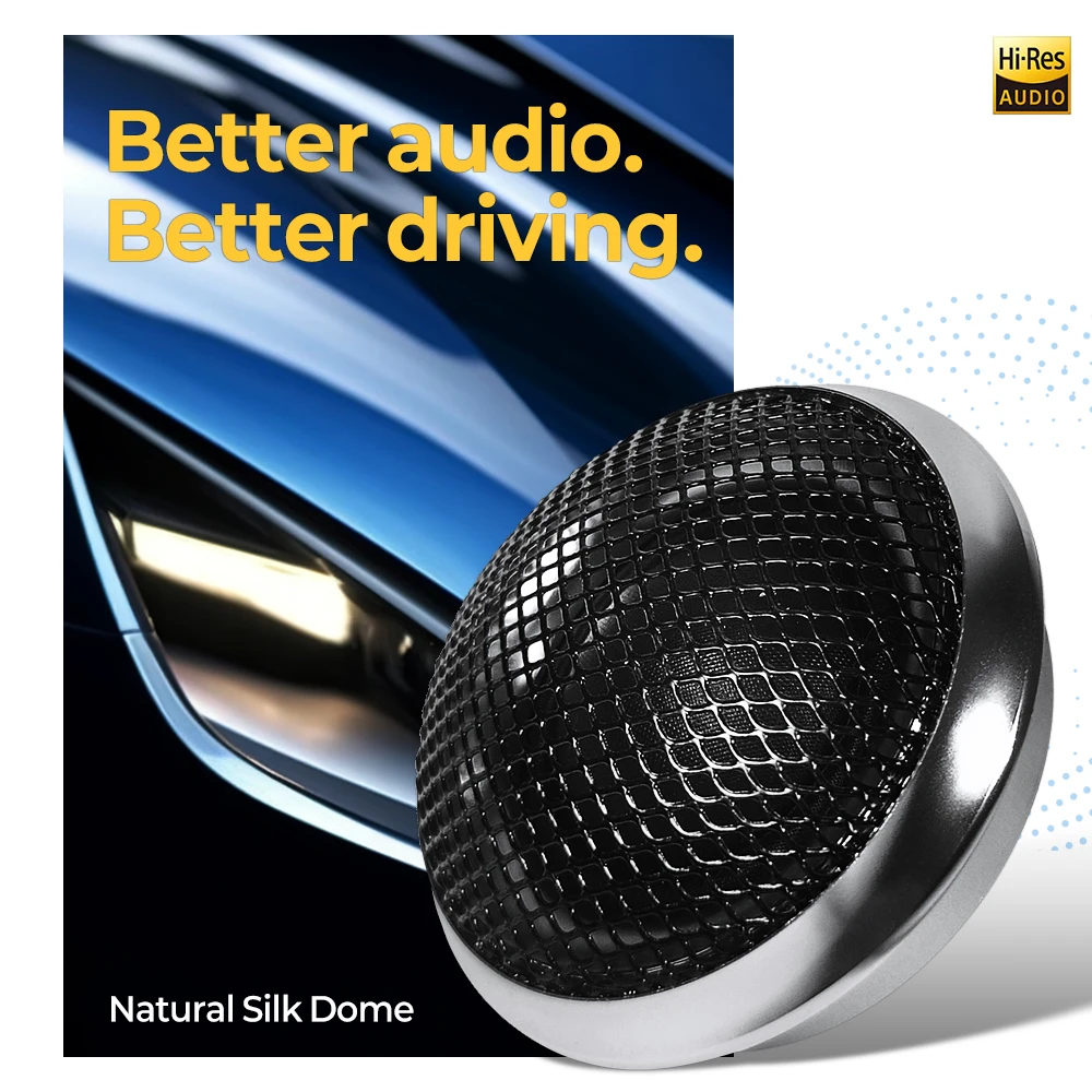 Sourcingmap 2Pcs Mesh Black Car Tweeter Trumpet Dustproof Cover - View #5