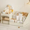 1PCS Cosmetic Organizer with Clear Drawer Countertop Organizer for Cosmetics, Lotion, Lipstick - Ideal for Dressers or Bathrooms 2