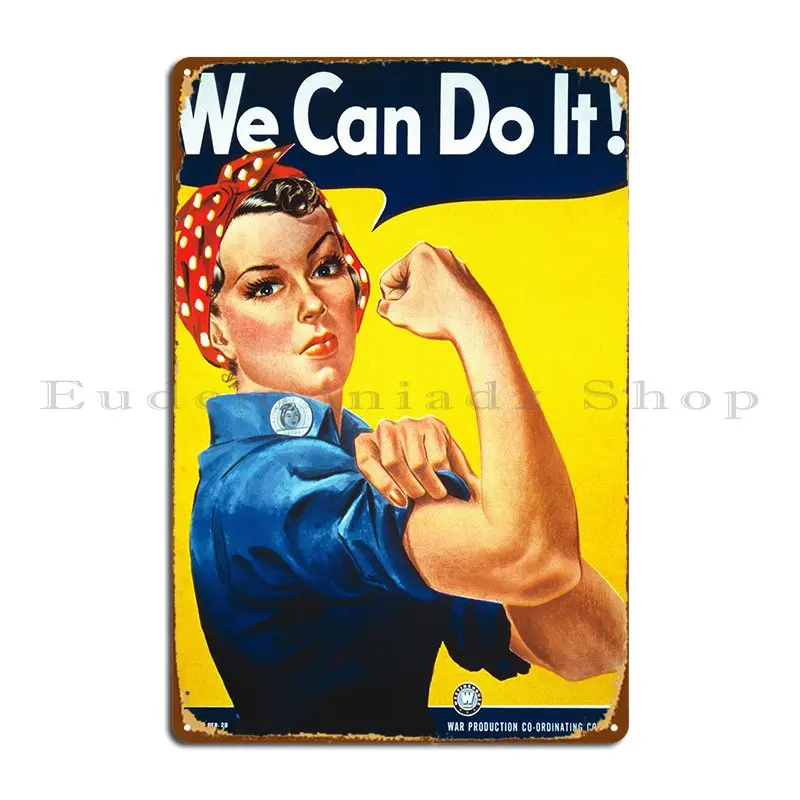 Pin Up Girls We Can Do It Metal Plaque Painting Garage Wall Pub Decorazione Da Parete Personalizzata Tin Sign Poster