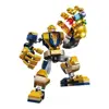 Marvel Avengers Superhero Action Figure Bricks Spider-Man Iron Man Wolverine Movable Building Block Toy Assembled Model Gifts 6