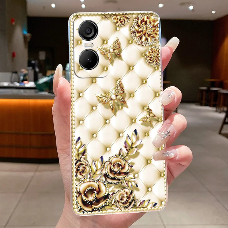 Luxury Dragon Pattern Silicone Back Cover - Techno Pop 6 Pro