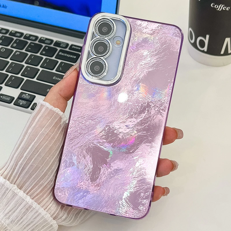 Luxury Shiny Electroplated Glitter Phone Case with Full Camera Protection