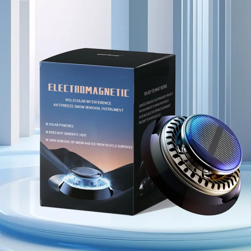 New Electromagnetic Deicer, Solar Car Fragrance, Car Perfume, Durable Accessories, High-end Fragrance