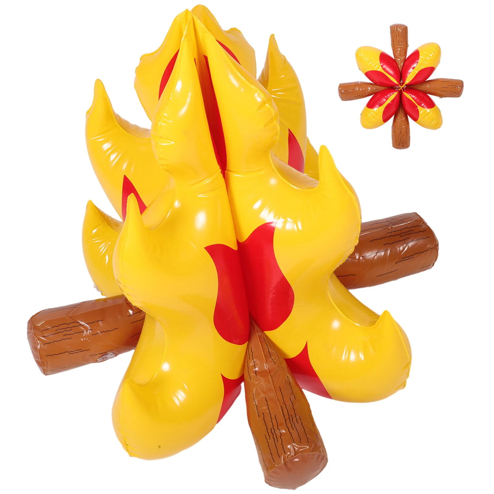 

Lovely Inflatable Toy Vivid Inflatable Bonfire Interesting Campfire Prop Children Accessory