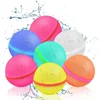 Reusable Water Balloons Toys Quick Fill Self Sealing Water Bomb for Summer Games Children's Adults Outdoor Activities Toy Gifts 6