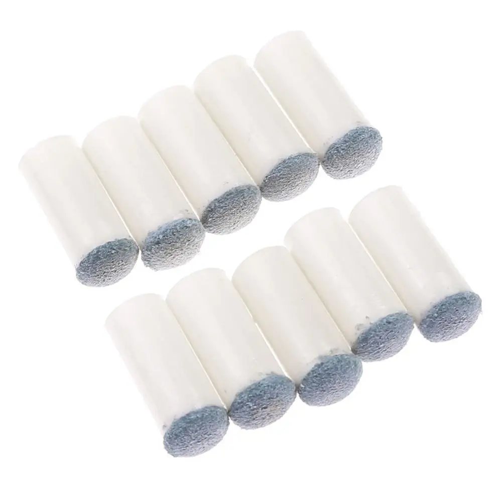10Pcs/pack Slip-on Billiards Cue Tips 9/10/11/12/13mm Replacement Cover Tip Protector Plastic Snooker Accessories Pool Cue Stick