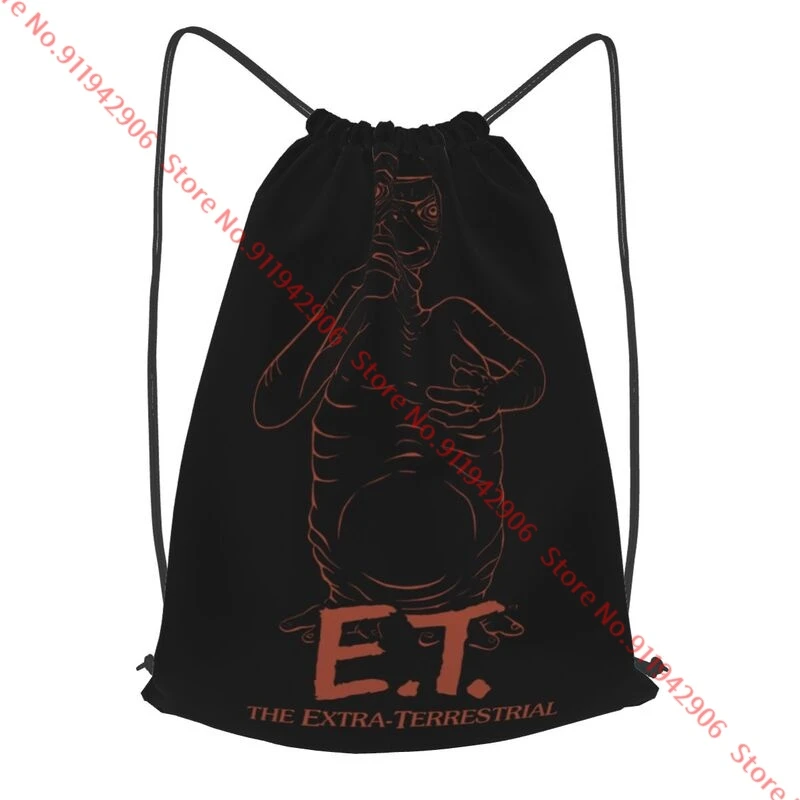 E T The Extra Terrestrial Alien Swag Drawstring Backpack Cute Portable 3d  Printing School Sport Bag Sports Bag| | - AliExpress