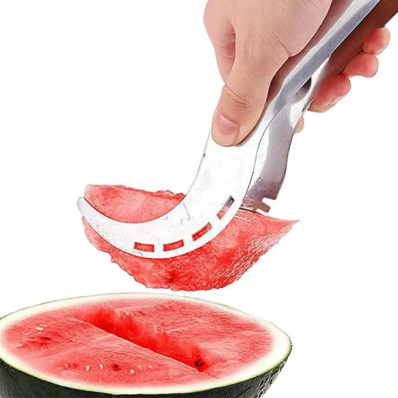 

Stainless Steel Watermelon Cutter Knife Kitchen Gadgets Multifunctional Best Kitchen Gadget Home Gadget Kitchen Accessories