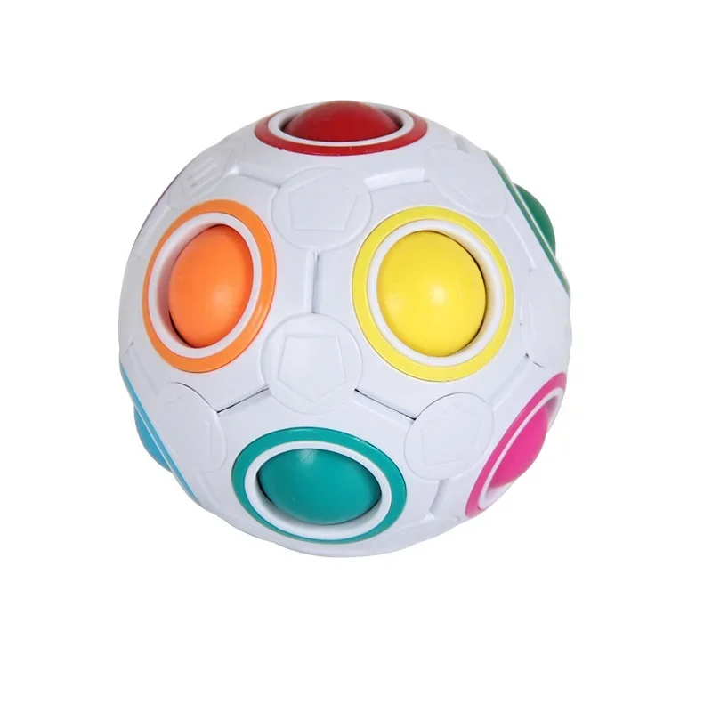 Magic Rainbow Ball Cube Antistress Rainbow Ball Speed Puzzle Montessori Toys Kids Adult Stress Reliever Toy Creative Gifts fidget toys,puzzle toys,anti stress toys,puzzle cube,magic puzzle cube