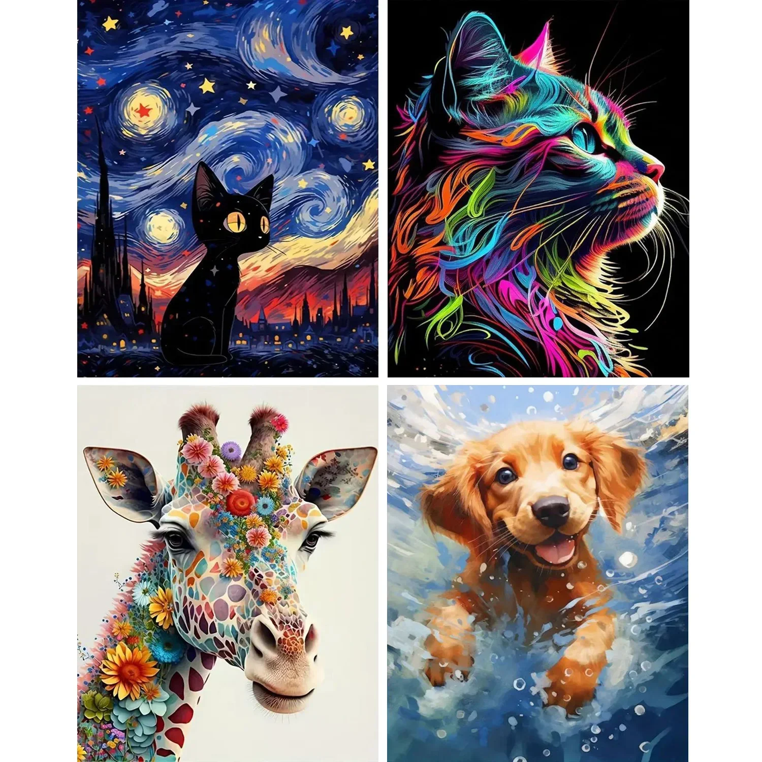 Painting by Numbers Kits 1pc for Adults Beginner on Canvas DIY Hobbies Women Frameelss