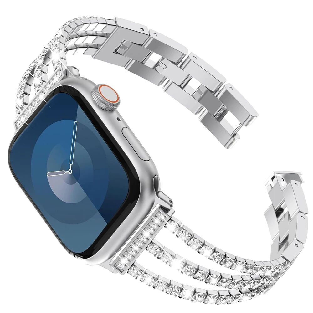 

Браслет из нержавеющей стали для Iwatch 8 7 6 Se 5 4 40 мм 44 мм 41 42 45 мм