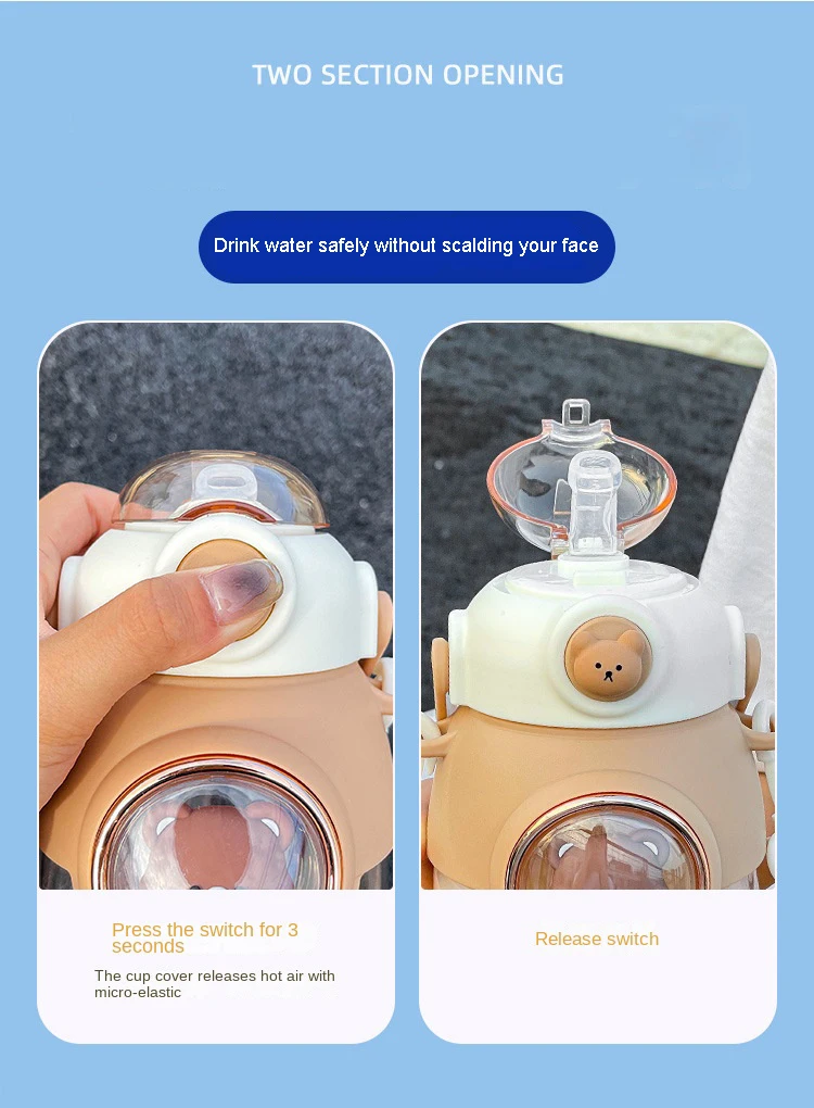 Water Bottle Children's Space Capsule Plastic Large 4 820ml Children's Water Bottle Space Capsule Plastic Large 820ml Children's Water Bottle Space Capsule Plastic Large