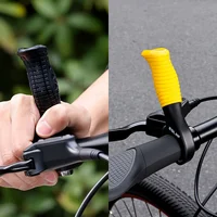 1 Paire de poignées ergonomiques antidérapantes en caoutchouc pour vélo VTT, avec repose-pouce, accessoire pour guidon de vélo électrique et trottinette 3