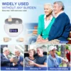Mini In-ear Hearing Amplifiers Invisible Hearing Aids Adjustable Volume Hearing Aids With Rechargeable Display 4