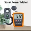 Vici LX107 Solar Power Meter Optical Solar Research Glass Light Intensity Data Peak Hold BTU Light Radiation Tester Compass 1