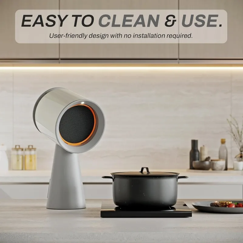 Portable Desktop Range Hood – 3-Speed Exhaust Fan with Triple Filter